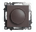 Выключатель диммирующий TRIAC(механизм), STEKKER GLS10-7106-04, 250V, 500W, серия Катрин, шоколад 49017