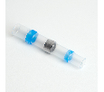 LD302-1525 ГСИ термоусаживаемая с припоем 1,5-2,5 мм2 27A,  прозрачный/голубой (DIY упак 10шт) 49161