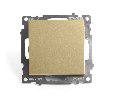 Выключатель 1-клавишный (механизм) STEKKER, GLS10-7103-08, 250В, 10А, серия Катрин, золото 49213