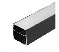 Профиль LINE-S-7575-2000 BLACK (Arlight, Алюминий) 041855