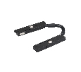 Коннектор гибкий MAG-MICROCOSM-CON-FLEX-LONG-POWER (BK) (Arlight, IP20 Пластик) 043053