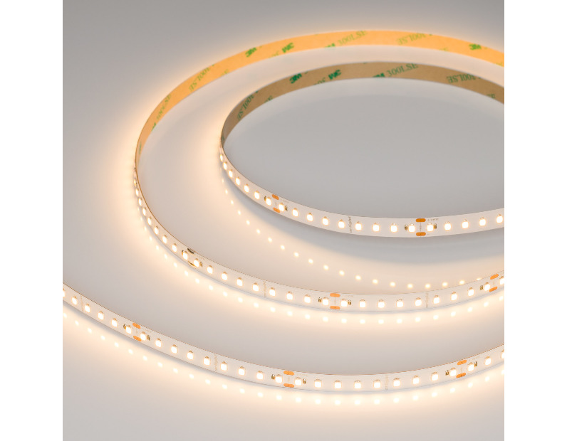 Лента UL-A126-10mm 24V Warm2700 (8 W/m, IP20, 5m) (Arlight, высок.эфф.165 лм/Вт) 044498
