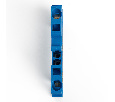 Зажим пружинный, 2-проводной проходной ЗНИ - 2,5 (JXB ST 2,5), синий STEKKER 39955