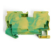 Зажим пружинный, 2-проводной проходной ЗНИ - 6,0 (JXB ST 6), желтый, зеленый STEKKER 39961