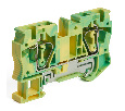 Зажим пружинный, 2-проводной проходной ЗНИ - 6,0 (JXB ST 6), желтый, зеленый STEKKER 39961