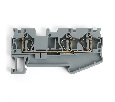 Зажим пружинный, 3-проводной проходной ЗНИ - 2,5 (JXB ST 2,5), серый STEKKER 39963