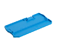 LD561-1-40 Торцевая заглушка для ЗНИ LD553 4 мм²  (JXB ST 4), синий 49204