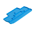 LD563-1-40 Торцевая заглушка для ЗНИ LD555 4 мм²  (JXB ST 4), синий 49208