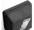 Коробка разветвительная 2х компонентная HF EBX40-38-67 100*100*50мм,8 вводов,IP67,черная(GE42455-05) 49654