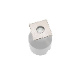 Светильник светодиодный DL-2055S1-4-RGBWW-24, серия , Серебро + черный, 4Вт, IP67, RGB + теплый белый (RGB + 3000К)