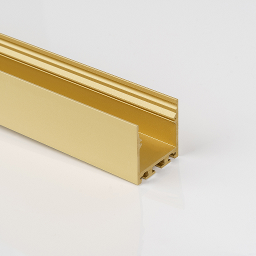 Алюминиевый профиль Design LED LS3535, 2500 мм, золотой анодированный LS.3535-G-R