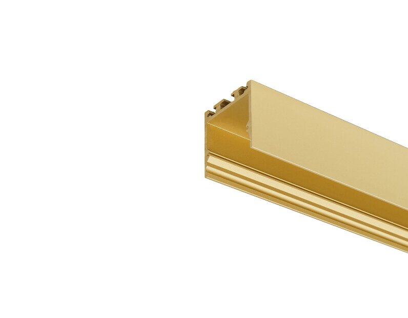 Алюминиевый профиль Design LED LS3535, 2500 мм, золотой анодированный LS.3535-G-R