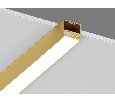 Алюминиевый профиль Design LED LS 5050, 2500 мм, золотой LS.5050-G-R