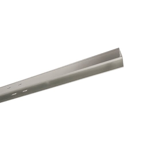 Алюминиевый монтажный профиль для ленты, 1м MNT-CC2120-AL1M