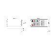 Контроллер CW, 2.4G с пультом, 21 кноп., DC12/24V, <16A(MAX) SW-CW-2.4G-16A