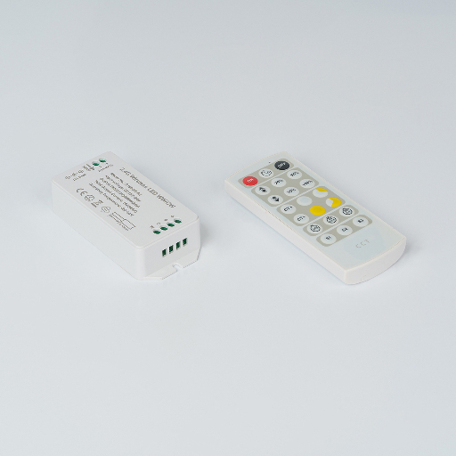 Контроллер CW, 2.4G с пультом, 21 кноп., DC12/24V, <16A(MAX) SW-CW-2.4G-16A