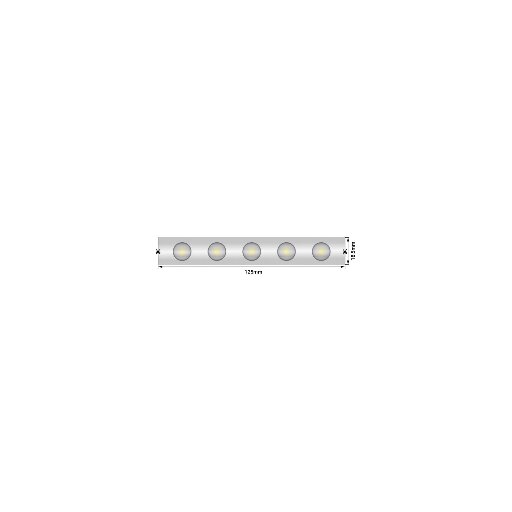 Лента светодиодная Wallwasher  2835, 48 LED/м, 18 Вт/м, 24В , IP67, Цвет: Теплый белый SWG-248-24-WW20/45-67