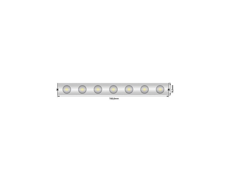 Лента светодиодная wall washer  5050, 42 LED/м, 6,2 Вт/м, 24В , IP67, Цвет: РГБ SWG-542-24-RGB15/60-67