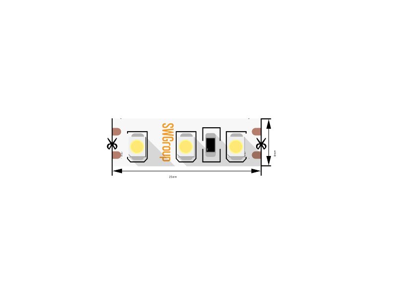 Лента светодиодная SWG3120 Синий SWG3120-12-9.6-B-M