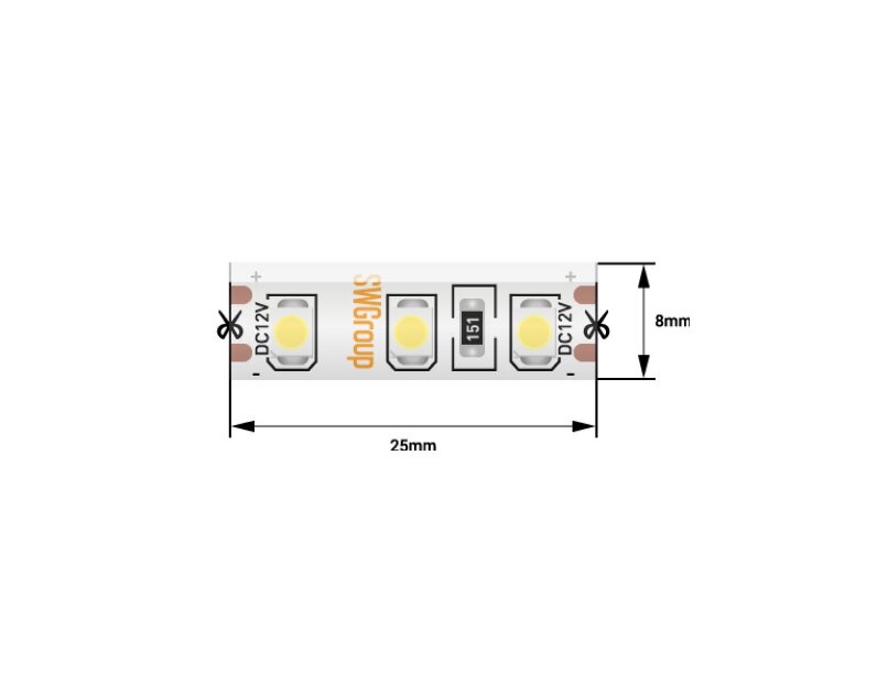 Лента светодиодная SWG SWG3120 SWG3120-12-9.6-R-65-M