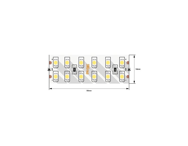 Лента светодиодная SWG SWG3240 SWG3240-24-19.2-W-M