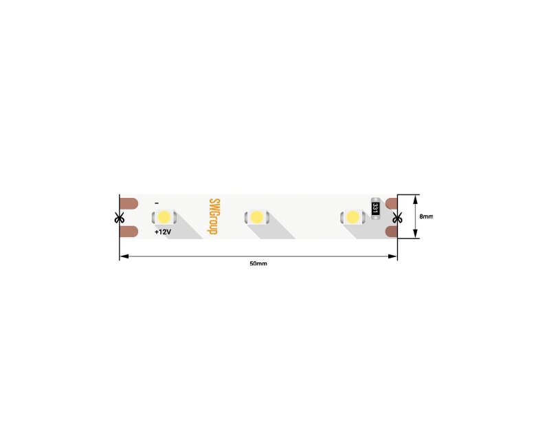 Лента светодиодная SWG SWG360 SWG360-12-4.8-WW-M