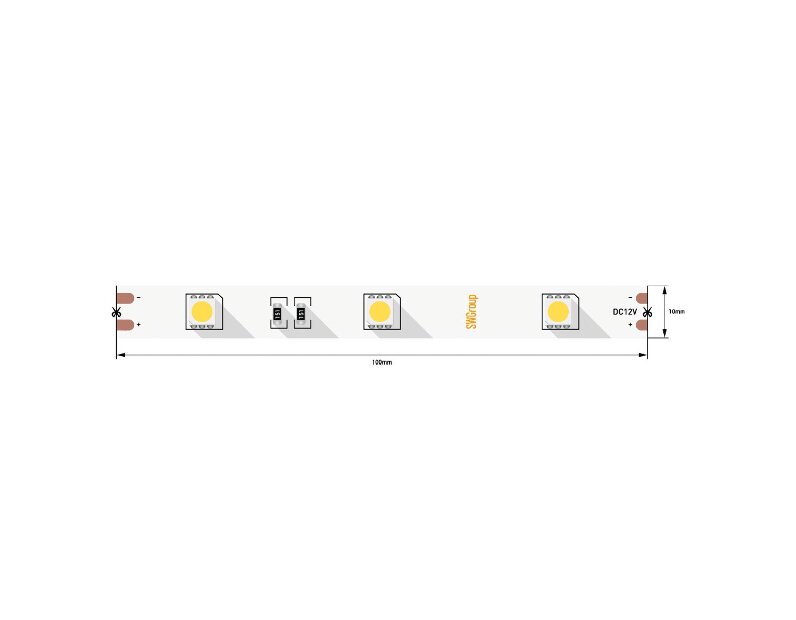 Лента светодиодная SWG SWG530 SWG530-12-7.2-NW-M