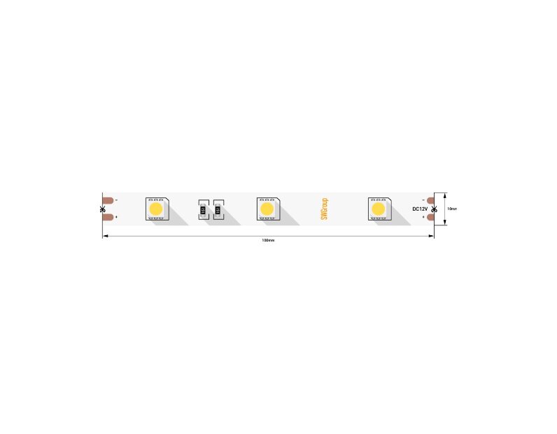 Лента светодиодная SWG530 SWG530-12-7.2-W-M