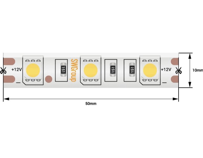 Лента светодиодная SWG560 SWG560-12-14.4-WW-65-M
