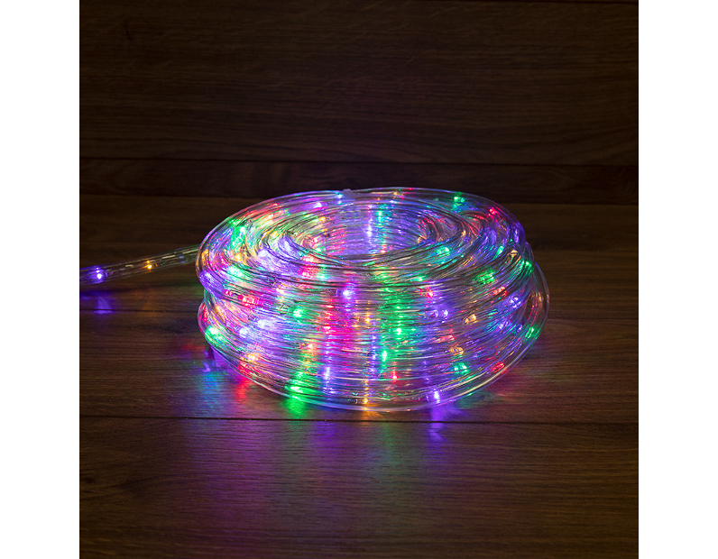 Дюралайт LED, фиксинг (2W), 24 LED/м, мультиколор (RYGB), 25 м 121-328-14
