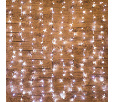 Гирлянда Светодиодный Дождь 1,5х1,5 м, свечение с динамикой, прозрачный провод, 230 В, диоды белые 235-015