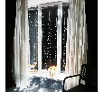 Гирлянда Светодиодный Дождь 3х2 м, свечение с динамикой, прозрачный провод, 230 В, цвет белый 235-091