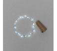 Гирлянда Роса с пробкой 2 м, 20 LED, белое свечение, 3хLR44 в комплекте NEON-NIGHT 302-025