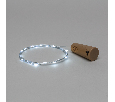 Гирлянда Роса с пробкой 2 м, 20 LED, белое свечение, 3хLR44 в комплекте NEON-NIGHT 302-025