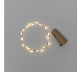 Гирлянда Роса с пробкой 2 м, 20 LED, теплое белое свечение, 3хLR44 в комплекте NEON-NIGHT 302-026