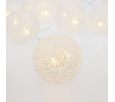 Тайские фонарики Пломбир 1.5 м, 10 LED, прозрачный ПВХ, цвет свечения теплый белый, 2 х АА (батарейки не в комплекте) NEON-NIGHT 303-077