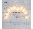 Гирлянда светодиодная Шишки 1,5 м, 10 LED, прозрачный ПВХ, цвет свечения теплый белый, 2 х АА (батарейки не в комплекте) NEON-NIGHT 303-098