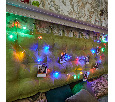 Гирлянда Твинкл Лайт 6 м, прозрачный ПВХ, 40 LED, цвет Мультиколор 303-179
