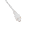 Шнур питания для уличных гирлянд (без вилки) 3А, цвет провода белый, IP65 315-004