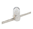 Гирлянда LED Клип-лайт 12 V, прозрачный ПВХ, 150 мм, цвет диодов Белый Flashing (Белый) 325-165