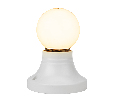 Лампа шар E27, 7LED, 24В, диаметр 45мм ТЕПЛЫЙ БЕЛЫЙ, матовая колба 405-626