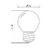 Лампа шар E27, 7LED, 24В, диаметр 45мм ТЕПЛЫЙ БЕЛЫЙ, матовая колба 405-626