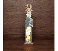 Деревянная фигурка с подсветкой Рождественский олень 11х5х47 см 504-007