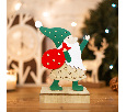 Деревянная фигурка с подсветкой Дед Мороз 18 см NEON-NIGHT 504-016