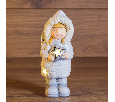 Керамическая фигурка Снегурочка со звездой 7,5x7,5x18 см 505-006