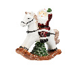 Керамическая фигурка Дед Мороз на коне 35х15х39,8 см 505-012