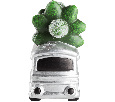 Керамическая фигурка Автобус с елкой 19x9x16 см 505-019