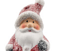 Керамическая фигурка Дед Мороз с подвесными ножками 6,3х5,4х10,4 см 505-023