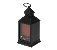 Светодиодный камин Волшебный фонарь с эффектом живого огня 11х11х24,5 см, батарейки 3хАА (не в комплекте) 511-026
