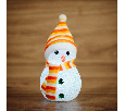 Фигура светодиодная Снеговик 17см, RGB 513-018